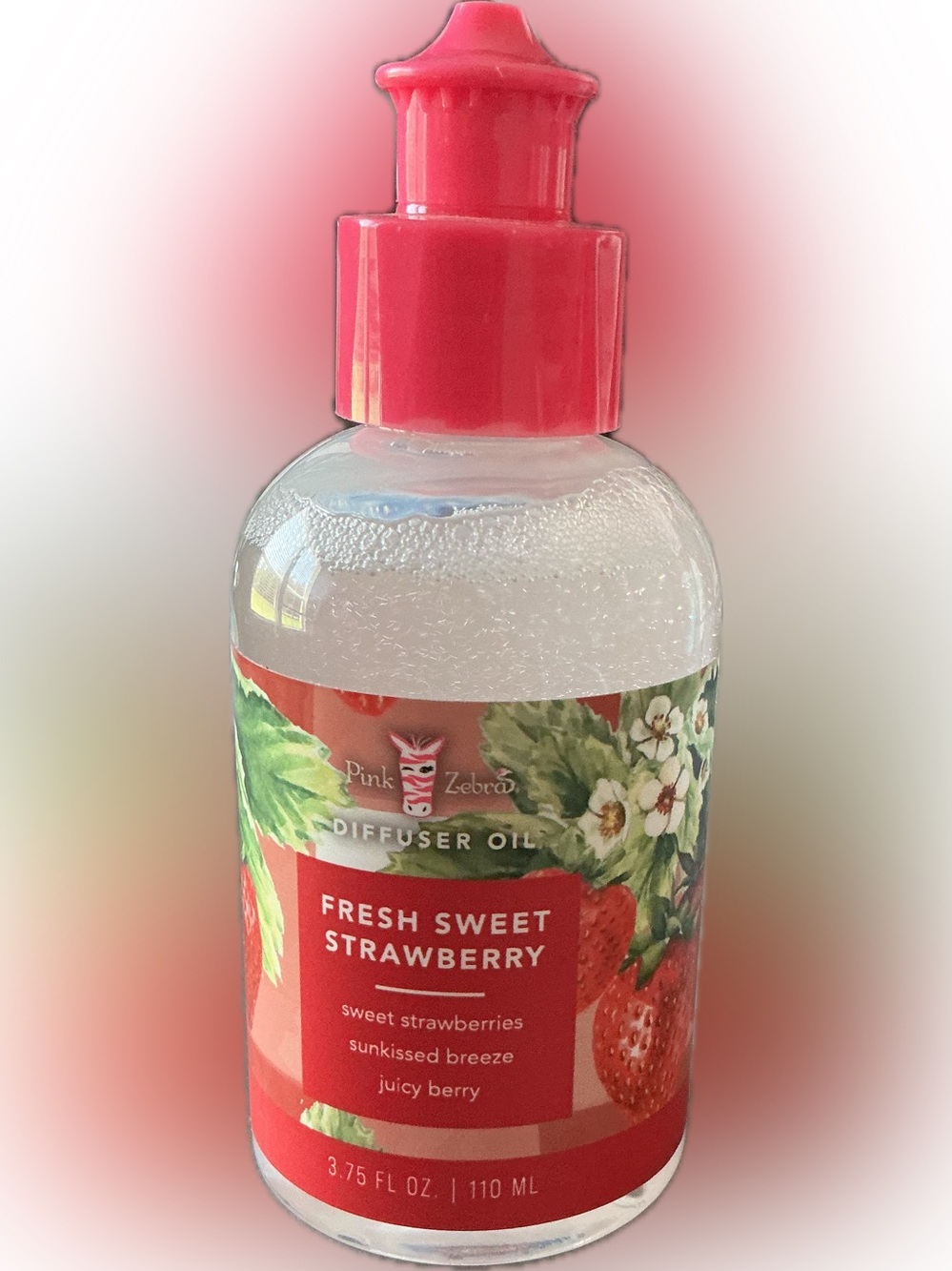 Fresh Sweet Strawberry Pink Zebra Diffuser Oil